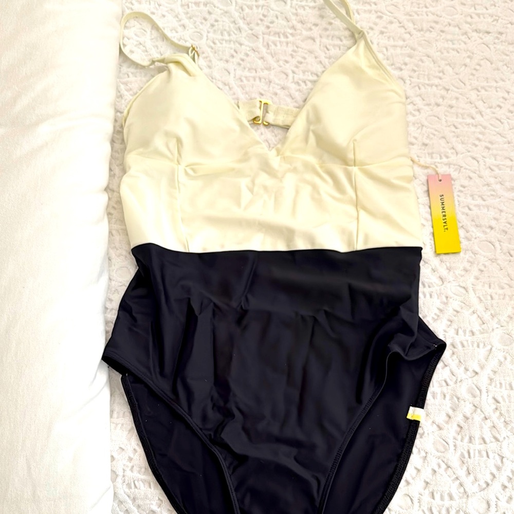 Colorblock Kids One Piece Swimsuit